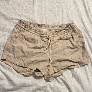 Casual Tan Women's Shorts